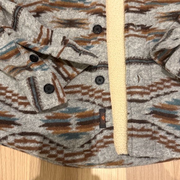 Faherty Thunder Voice Eagle Range High Pile Fleece Lined CPO - Picture 6 of 9